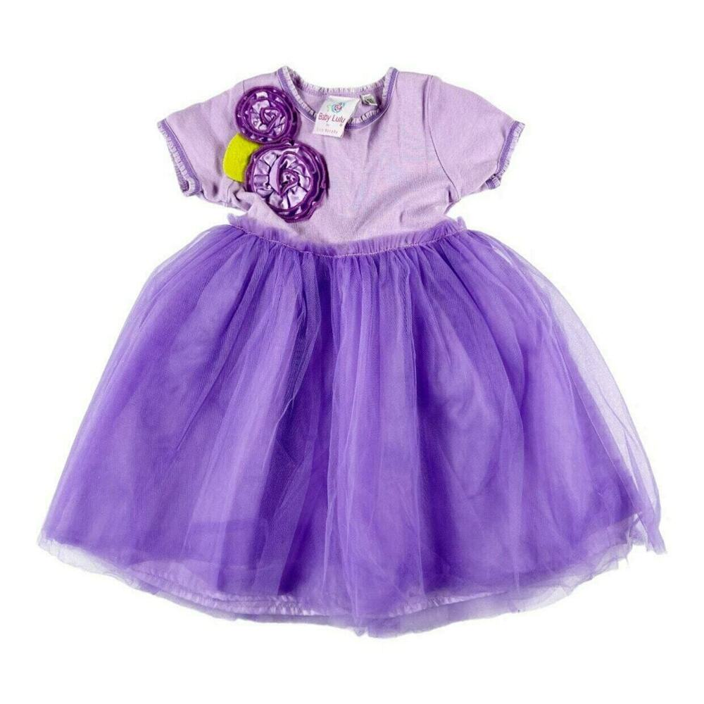 Baby Lulu Purple Tulle Ballet Dress 2 toddler